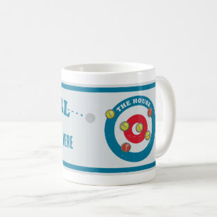 Mug Feuille de curling Pierre de curling