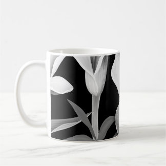 Mug Feuille de fleur tropicale : Motif sans couture