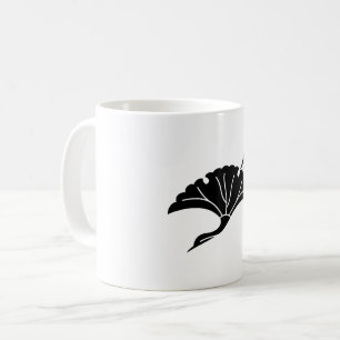 Mug Feuille de ginkgo en forme de grue