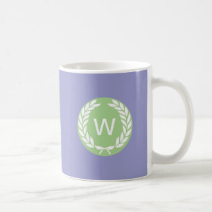 Mug Feuille de monogramme Laurel