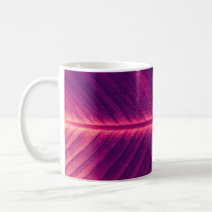 Mug Feuille de palme Abstraite : Veine tonique