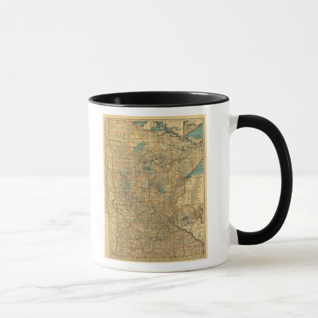 Mug Feuille de route du Minnesota (Droite)