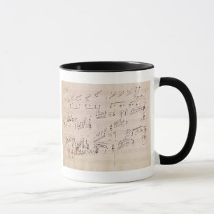 Mug Feuille de score de 'clair de lune Sonata