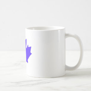 Mug Feuille d'érable BlueTransp les cadeaux de Zazzle