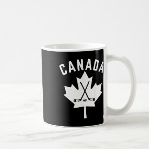 Mug Feuille d'érable canadienne Hockey Hommes Femmes E