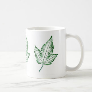 Mug Feuille d'érable de printemps répétée trois fois d