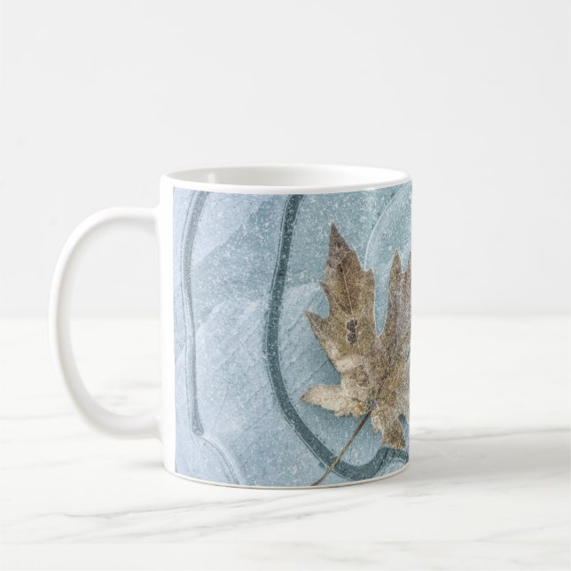 Mug Feuille d'érable gelée sur glace (Gauche)