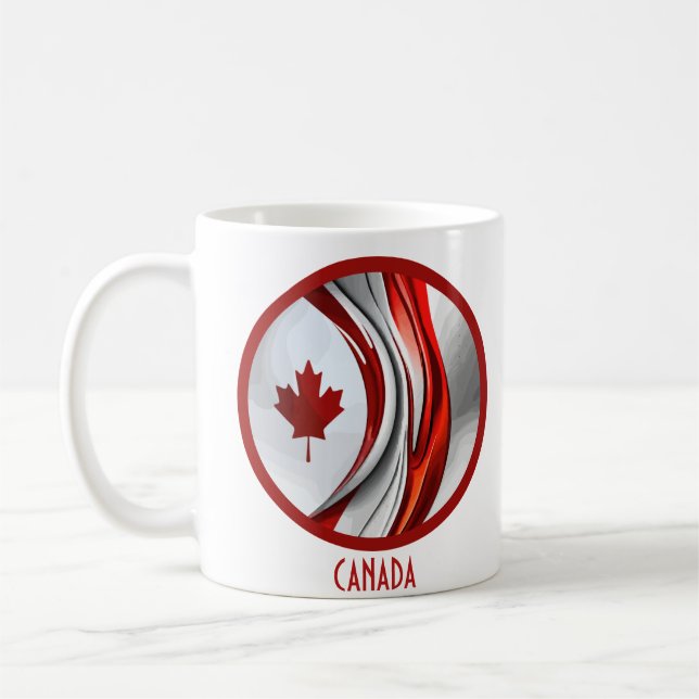 Mug Feuille d'érable modifiée : une innovation canadie (Gauche)