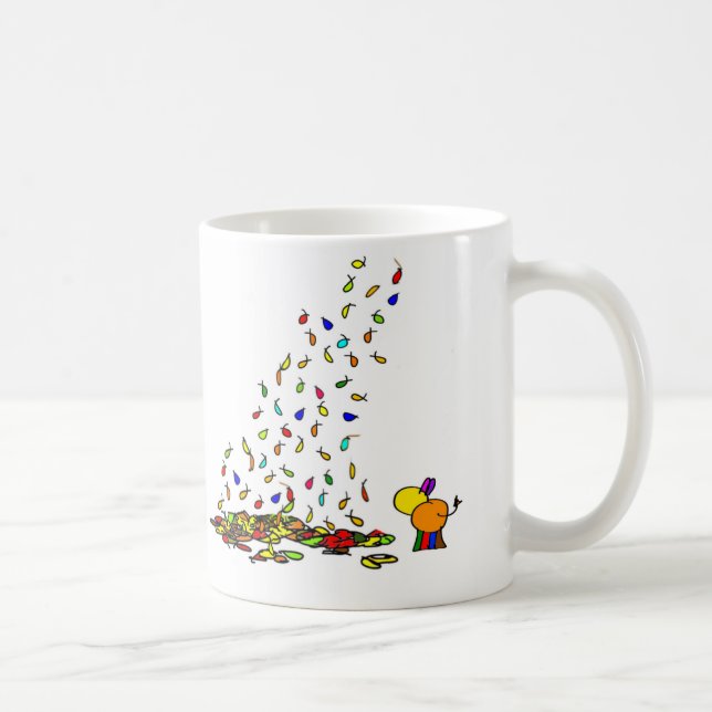 Mug feuille en baisse (Droite)