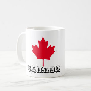 MUG FEUILLE MAPLE DU CANADA - FÊTE DU CANADA