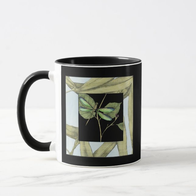 Mug Feuilles à l'instigation de la libellule par Jenni (Gauche)