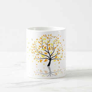 Mug Feuilles Appartenant À Un Arbre
