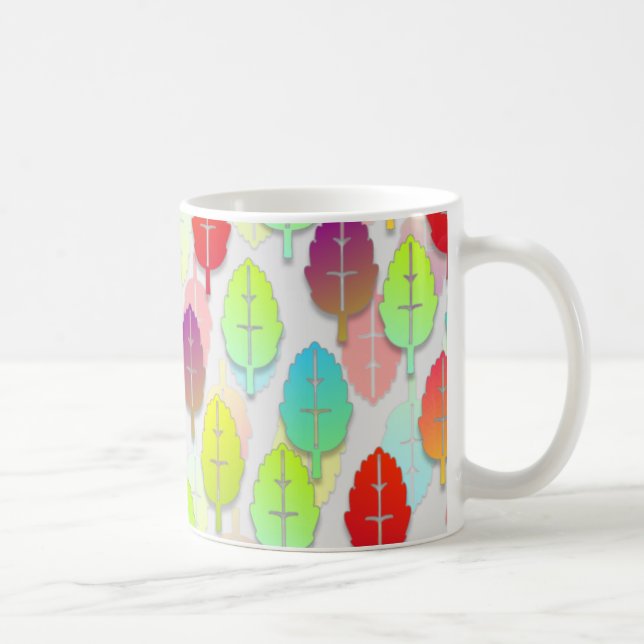 Mug Feuilles arc-en-ciel (Droite)