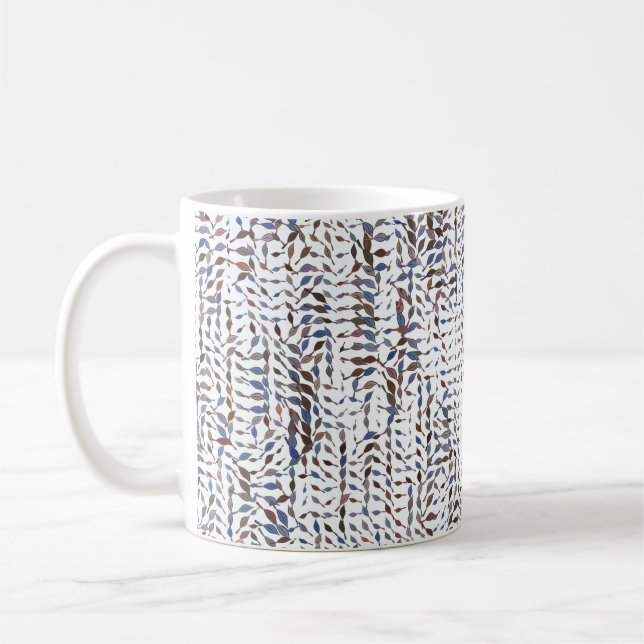 Mug Feuilles arrière - plans conceptuels dessinant mot (Gauche)
