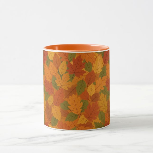 Mug Feuilles classiques d'automne à motifs (Centre)