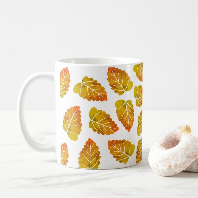 Mug Feuilles d'automne (Avec donut)