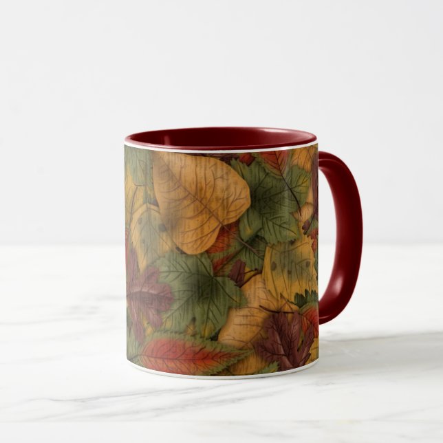 Mug Feuilles d'automne (Devant droit)