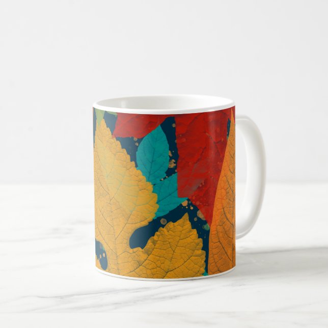 Mug Feuilles d'automne (Devant droit)