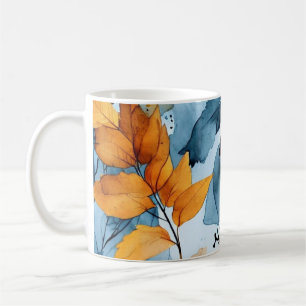 Mug Feuilles d'automne Aquarelle