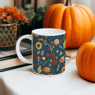 Mug Feuilles d'automne avec une touche de Thanksgiving
