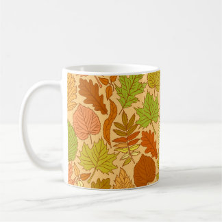 Mug Feuilles d'automne : impression en tissu transpare