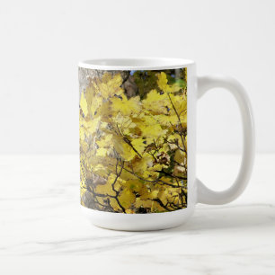 MUG FEUILLES D'AUTOMNE JAUNE