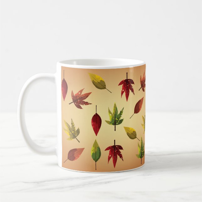 Mug Feuilles d'automne picturales (Gauche)