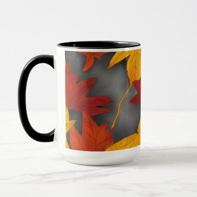 Mug Feuilles de automne confortables (Gauche)
