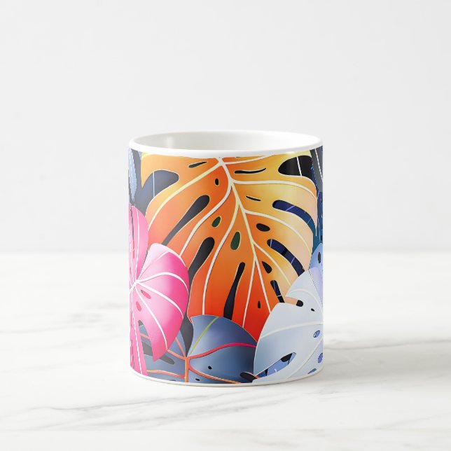 Mug Feuilles de la Monstera d'été tropicale (Centre)