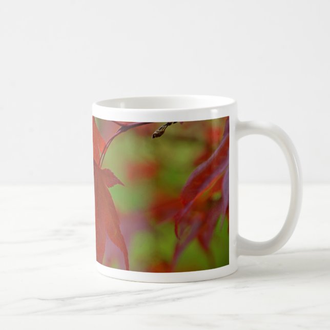 Mug Feuilles de l'arbre rouge (Droite)
