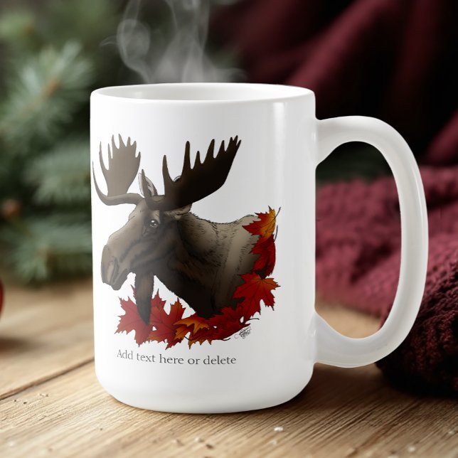Mug Feuilles de l'érable rouge orignal (Créateur téléchargé)