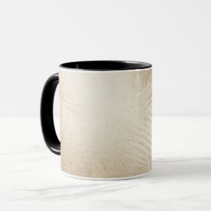Mug Feuilles de palmier tropical botanique Golden Shin