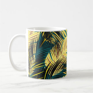 Mug Feuilles de palmiers : Vintage foncé