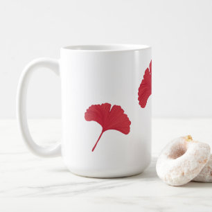 Mug Feuilles de Red Ginkgo