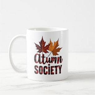 Mug Feuilles d'érable de la Société d'automne, design 