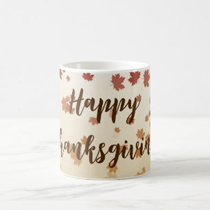 Mug Feuilles d'érable de Thanksgiving