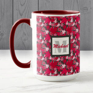 Mug Feuilles d'érable sur une boue Arrière - plan de c