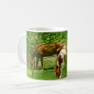 Mug Feuilles d'été des chevaux