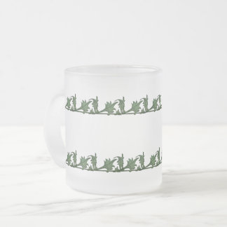 Mug - Feuilles en fer à angle vert