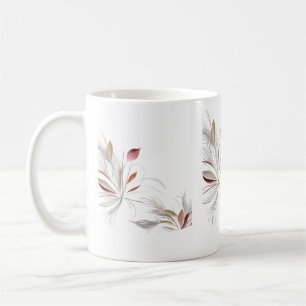 Mug Feuilles en plumes Abstraites modernes - Artiste m