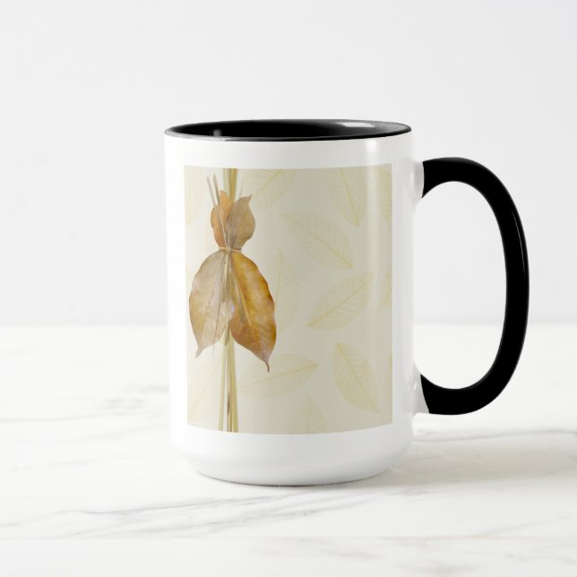 Mug Feuilles et paille (Droite)