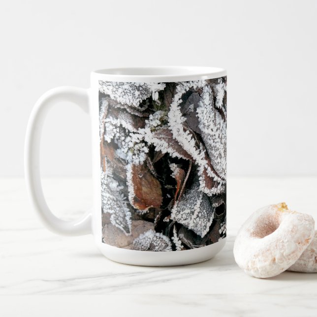MUG FEUILLES HIVER (Avec donut)