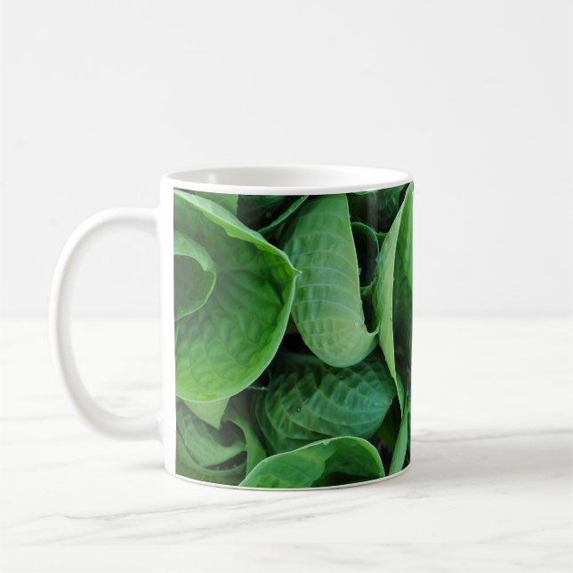 Mug Feuilles hôteliers verts (Gauche)