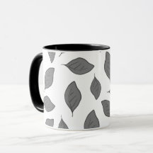 Feuilles motif mignons