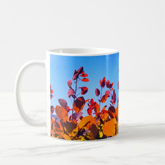 Mug Feuilles orange à l'automne ! (Gauche)