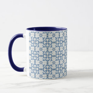 Mug Feuilles saints de Noël et pétales de fleurs