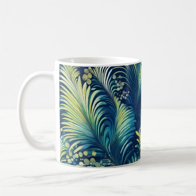 Mug Feuilles tropicales exotiques 🌿 (Gauche)