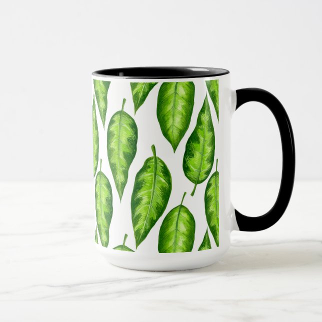 Mug Feuilles tropicaux (Droite)