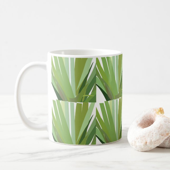 Mug Feuilles tropicaux (Avec donut)