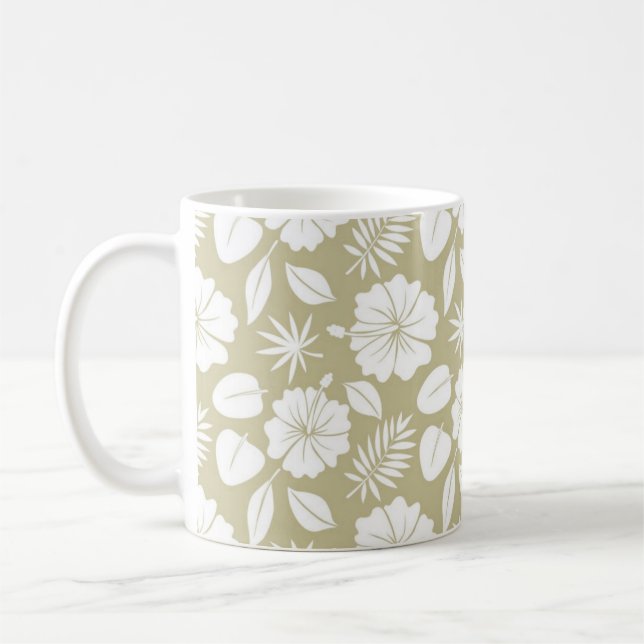 Mug - Feuilles tropicaux1 (Gauche)